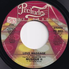 Musique II Love Massage / Number One Prelude US PRL 8003 211772 SOUL DISCO ソウル ディスコ レコード 7インチ 45