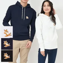 メゾンキツネ MAISON KITSUNE メンズ レディース パーカー CHILLAX FOX PATCH IU00355KM0001 ECRUのサムネイル