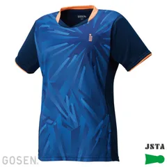 ゴーセン GOSEN レディース ゲームシャツ テニス・バドミントン アパレル(レディース) (T2553)、(17)ネイビー