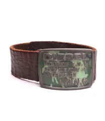 DIESEL レザーブレスレット