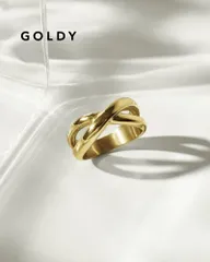 GOLDY/ゴールディ/クロス ライン ステンレス リング/アクセサリー/5240506のサムネイル