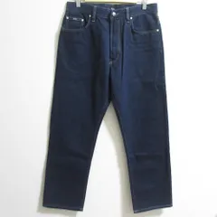 美品 BOSS HUGO BOSS ボス ヒューゴボス MONTANA レギュラー テーパード デニムパンツ ジーンズ 29755 W33 L34 インディゴ メンズ 古着 中古 USED