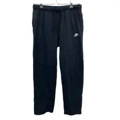 NIKE ジャージパンツ L ブラック ナイキ スウェットパンツ 裏起毛 スポーツ 古着卸 アメリカ仕入 2507-724
