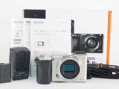 ソニー Sony A6000 ILCE-6000 24.3MP body silver Shuttercount 2868 元箱 [新品同様] #Z5143A