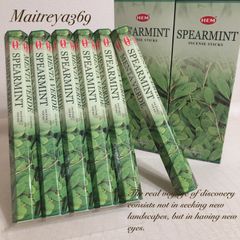 HEM スペアミント / Spearmint スティックタイプ 1箱20本入り 6箱セット ヘム　インドお香