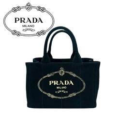 【中古美品】PRADA プラダ カナパミニ 2WAY ハンドバッグ キャンバス レディース 1BG439