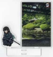 【中古】アクリルスタンド・アクリルパネル 時透無一郎 「鬼滅の刃×ufotable DINING -HIROMA- ダイニング新店舗記念 ランダム背景付きアクリルスタンド」