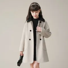 キッズ アウター 子供コート チェスターコート 子供服 子供 フォーマル コート ロングコート 女の子 お出かけ トップス 防寒着 防寒コート 秋冬コート 結婚式 通学 発表会 プレゼント mingen06