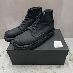 yohji yamamoto POUR HOMME ヨウジヤマモト NO. 8 CANVAS LACE UP FASTENER BOOTS Product HE-E09-069-2-03 コットン バックジップ ブーツ スニーカー 27cm 59031A2のサムネイル