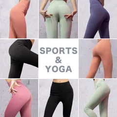 新品【ヨガウェア Sサイズ】ヨガパンツ レギンス フィットネスパンツ レギンス スパッツ スポーツウェア トレーニングパンツ トレーニングウェア 美脚 ダンス ジム 伸縮 スリム レディース