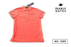 新品｜未使用｜パーリーゲイツ｜pearly gates｜ドライマスター 刺繍入り 半袖ポロシャツ｜レディース ゴルフウェア｜0