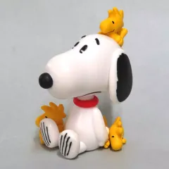 【中古】トレーディングフィギュア ぴとっ 「PEANUTS スヌーピー＆ウッドストック なかよしフィギュア」