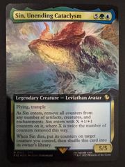 MTG 終わりなき災厄、『シン』 英語 foil 拡張アート FIC 統率者