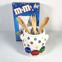 M&M Tool Holder w/ 3 Tools　エムアンドエムズ　ツールホルダー　陶器　ヴィンテージ　アンティーク　アメトイ
