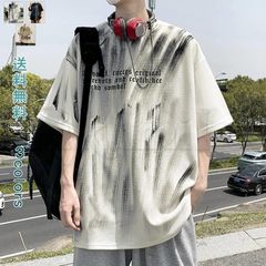 送料無料　Tシャツ メンズ tシャツ デザインTシャツ  メンズシャツ カジュアルシャツ カットソー  夏 5分袖 総柄 グラフィック10代 20代 30代 40代 50代