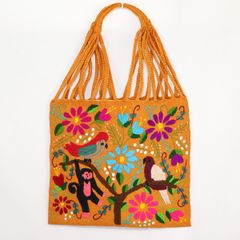 メキシコ シナカンタン 刺繍ハンモックバック 21 ハンドメイド メルカドバッグ