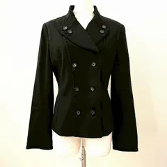 #anc インゲボルグ INGEBORG ジャケット 9 黒 ボタン フリル サンプル品 レディース [942275]のサムネイル