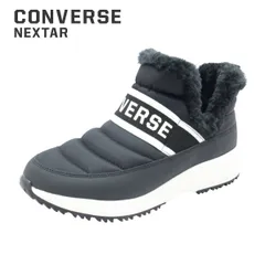 CONVERSE NEXTAR コンバース ネクスター NX1570WP LB MID ブラックホワイト ブラック 黒 レディース スニーカー スノー シューズ 防水 防滑 冬 雪 通学 靴