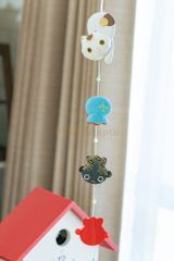 壁掛け飾り 金魚といたずら猫　縁起物  贈り物 ギフト お祝い プレゼント　6-612