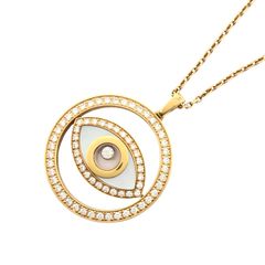 ショパール Chopard ハッピーDネックレス K18PG ジュエリー