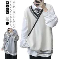 送料無料 ニット ベスト メンズ スクールベスト ライン Vネック 制服 学生ベスト 韓国 スクールベスト プルオーバー スクールセーター ニットセーター 洗える レイヤード 重ね着 高校 中学 通学#sam202