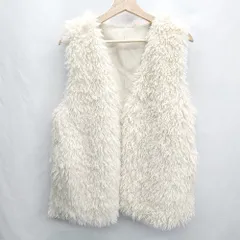 ◇ ⊇ FOR I SERIES リバーシブル ベスト サイズF アイボリー系 レディース E  【1501160002136】