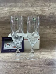 HOYA ホーヤ クリスタル シャンパングラス ペア