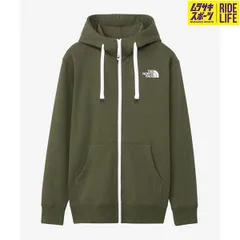 【ムラスポ公式】THE NORTH FACE ザ・ノース・フェイス メンズ リアビューフルジップフーディ パーカー ジップアップ 裏毛 ニュートープ NT12442 NT