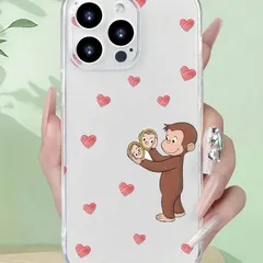 ☆輸入☆おさるのジョージ　ハート　iPhoneケース