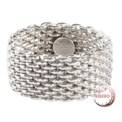 ティファニーサマセットリング 13号～14号　新品仕上げ　 ほぼ無傷未使用に近い TIFFANY&Co.】ティファニー サマセット リング・指輪 13号