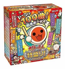 【中古】WiiUソフト 太鼓の達人 特盛り! 専用太鼓コントローラ太鼓とバチ同梱版