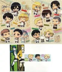 【中古】クリアファイル 集合(ちみキャラ) A4クリアファイルセット 「一番くじ 進撃の巨人～飛べ!調査兵団!!～」 G賞