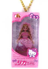 【中古】キーホルダー ハローキティ だいすきウエディンドレスリカちゃん 「サンリオキャラクターズ だいすきリカちゃん ミニチュアパッケージコレクション」