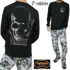 vanson スカル モックネック スウェット ブラック XL - メルカリ