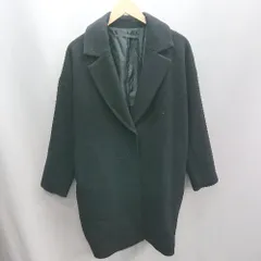 ■ ⊇ KBF+ ケービーエフプラス 長袖 チェスターコート サイズ1 ブラック レディース E  【1502200001546】