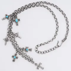 RH JEWELRY ターコイズクロスネックレス シルバー
