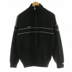 アディダスオリジナルス adidas originals ヴィンテージ 70s 西ドイツ デサント製 トラックジャケット 94-5 黒 ブラック /AN39