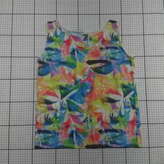 ◇ ⊂ graniph グラニフ 総柄 カラフル ノースリーブ タンクトップ サイズフリー マルチカラー系 レディース E  【1509100031598】のサムネイル