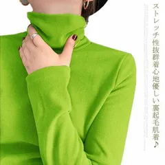 長袖Tシャツ 裏起毛 レディース タートルネック トップス スリム ストレッチ カットソー ロンt インナー tシャツ 肌着 アンダーウェア 送料無料 無地 秋冬 冬 きれいめ シンプル M8Rc642