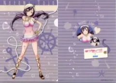 【中古】クリアファイル A4.東條希(パープル) A4クリアファイル 「ラブライブ!」 2014年 セガ＆AGスクエア 遊んで+もらえるラブライブ!キャンペーン品