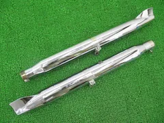 モーターステージ製ハーレーFLSTC1580 サイレンサーマフラー 左右 社外 バイク 部品 スチール グライドフィッシュテール 【中古】 89のサムネイル