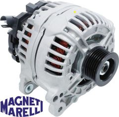 【M's】 アルファロメオ 166 936 (1998.9-2007.6) MAGNET MARELLI オルタネーター ダイナモ 14V 120A OEM マレリー パーツ 部品 エンジン 補修 アルファ166 60673305 60672342のサムネイル