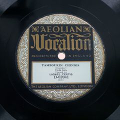 英 UK盤 ライオネルターティス/クライスラー/タンブーリンシノワ/AEOLIAN VOCALION D02041 SP