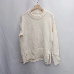 ◇ ⊇ Techichi テチチ 無地 長袖 ニットセーター サイズF ベージュ系 レディース E  【1505220008953】