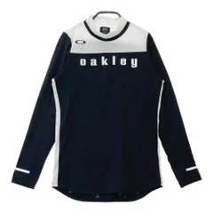 サイズ：M OAKLEY オークリー FOA500732 2024年モデル 接触冷感 ハイネック 長袖Tシャツ スカル 総柄 ブラック系 [240101498243] ゴルフウェア レディース ストスト