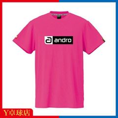 アンドロ ナパＴシャツ デオ CB ピンクxブラック 卓球ウェア NAPA T-SHIRT DEO CB ユニフォーム Y卓球店 (andro) [M便 1/1]
