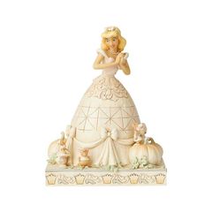 ディズニー  シンデレラ ホワイトウッドランド フィギュア 高さ20.3cm ウエディング JIM SHORE enesco Disney Traditions