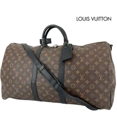 LOUIS VUITTON ルイヴィトン　M56714　モノグラム　マカサー　キーポル55　バンドリエール　ボストンバッグ　ショルダーバッグ　レディース　メンズ