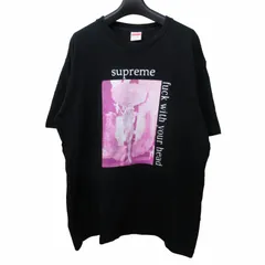 シュプリーム SUPREME 17FW FUCK WITH YOUR HEAD TEE Tシャツ カットソー フォトプリント 半袖 USA製 黒 ブラック M 0610のサムネイル