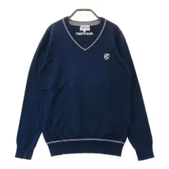 サイズ：1 JACK BUNNY ジャックバニー  バックロゴ刺繍 長袖ニットセーター  ネイビー系 [240101422178] ゴルフウェア レディース ストスト